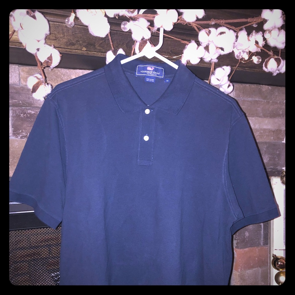 Vineyard Vines Men’s Medium Navy Blue Polo